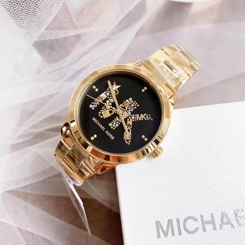 Michael Kors Runway Gold-tone Ladies Watch- MK6682